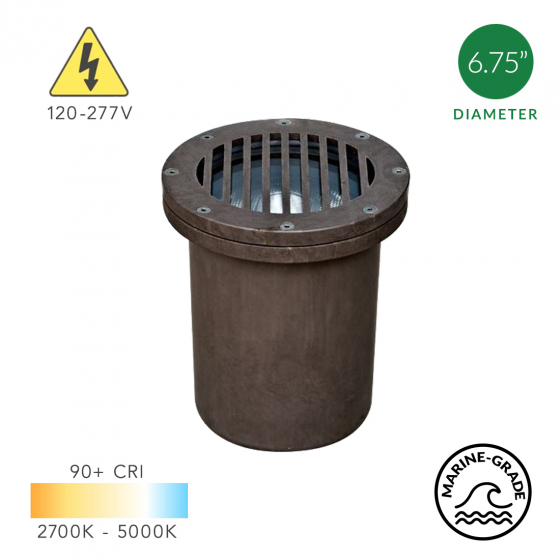 Alcon 9041 7-Inch In-Ground LED Well Light