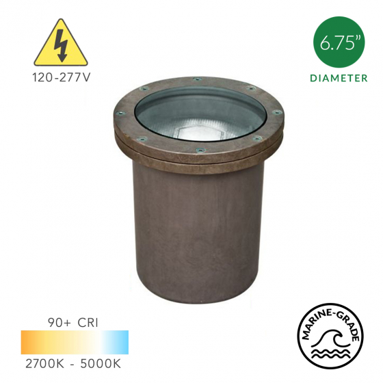 Alcon 9042 7-Inch In-Ground LED Well Light