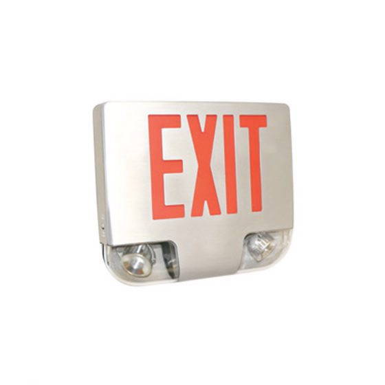 Alcon Lighting 16114 Combination LED Exit Signs with Emergency Lights