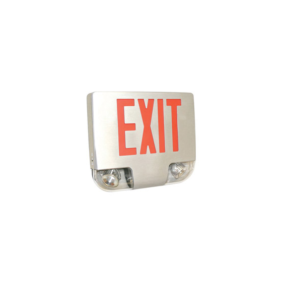 Alcon Lighting 16114 Combination LED Exit Signs with Emergency Lights