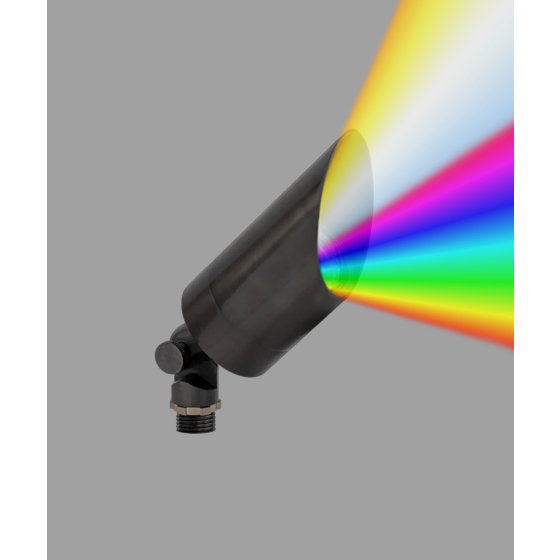 RGBW Color-Changing LED Directional Medium Shroud Uplight Landscape Lighting