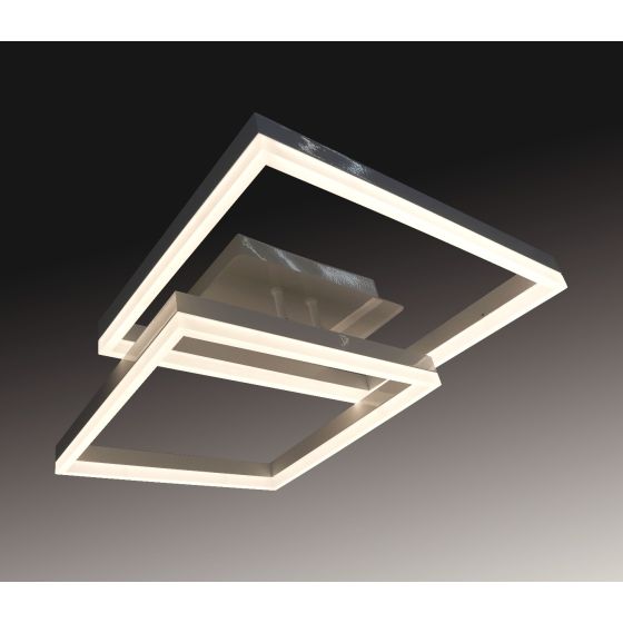 Alcon 12278-2 Squared Architectural Adjustable Light Color LED 2-Tier Surface Mount Light