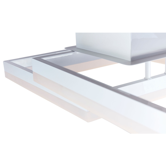 Alcon 12278-2 Squared Architectural Adjustable Light Color LED 2-Tier Surface Mount Light