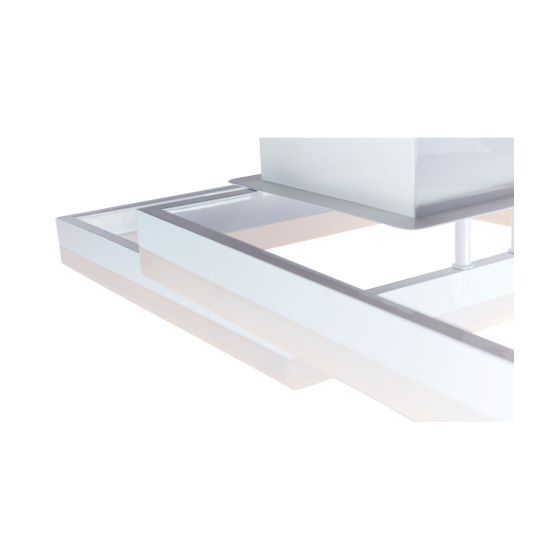 Architectural Surface-Mounted 2-Tier Square LED Ceiling Light