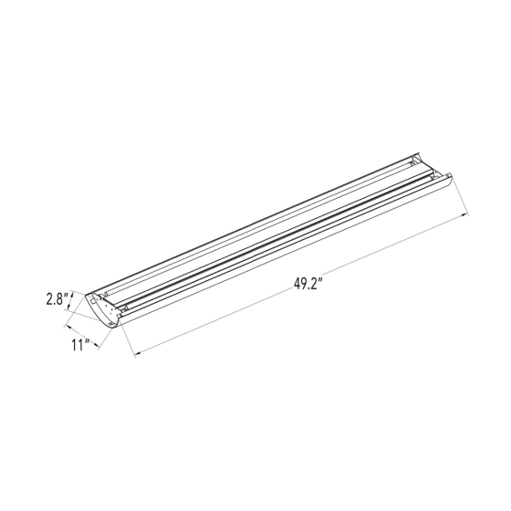 1.75 Linear Low-Profile LED T-Bar Grid Light – Alcon Lighting 14030-20