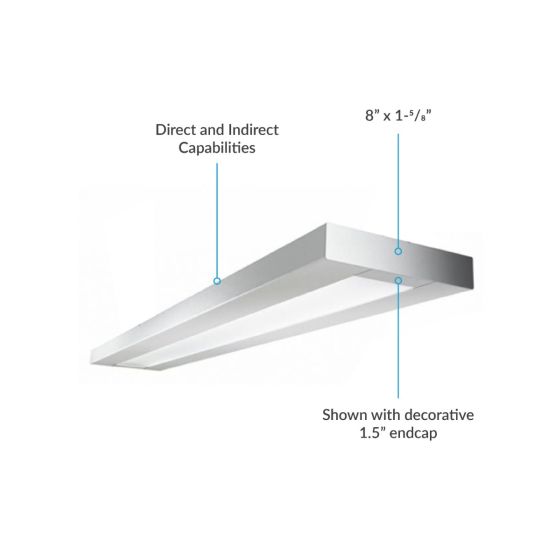 LED Linear Ceiling Lights Surface Mount and Grid Alcon Lighting