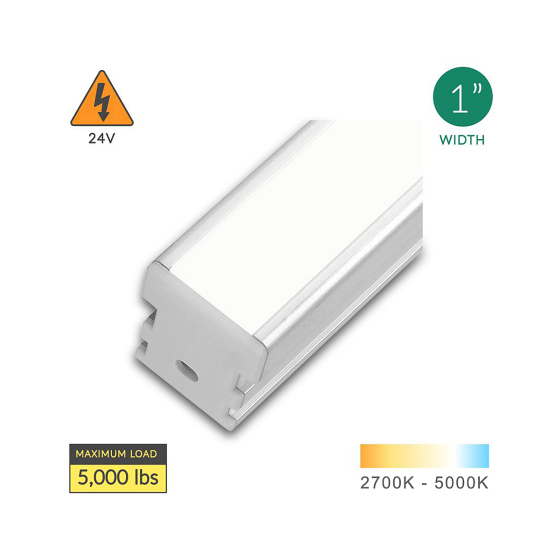 Alcon 14120 1-Inch Drive Over Driveway In-Ground Recessed Linear LED Light