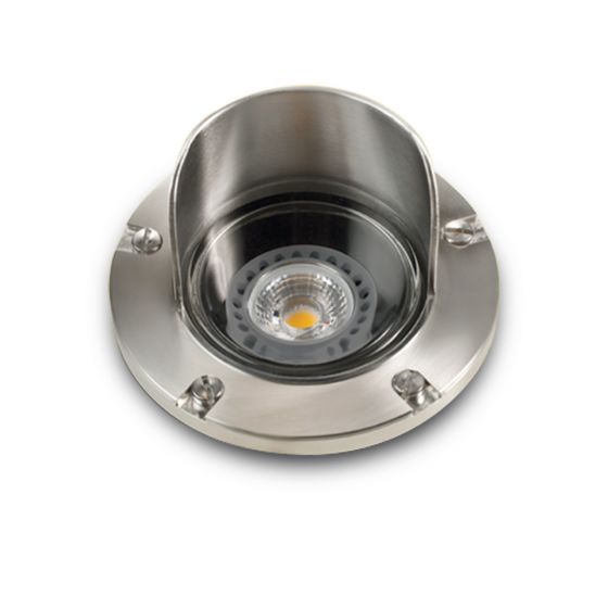 Alcon 9027-SS Low-Voltage 5-Inch Adjustable In-Ground LED Well Light