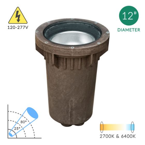 Alcon 9100 12-Inch In-Ground LED Well Light
