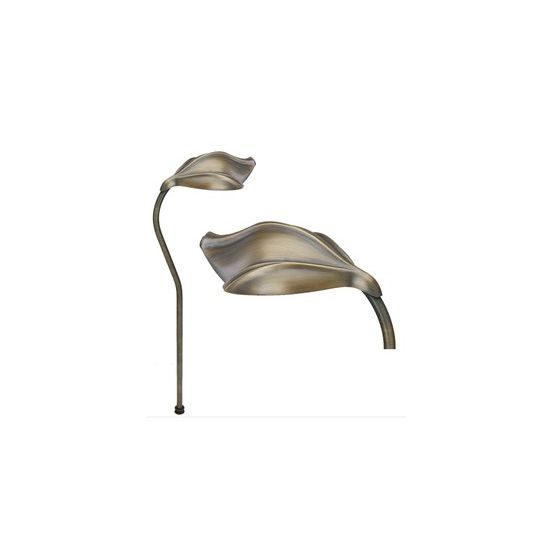 Alcon 9075 Aspen Solid Brass Low Voltage LED Architectural Landscape Path Light Fixture