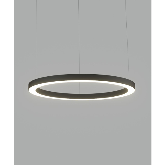 Large Round Chandelier Slim LED Ring Pendant Uplight or Downlight