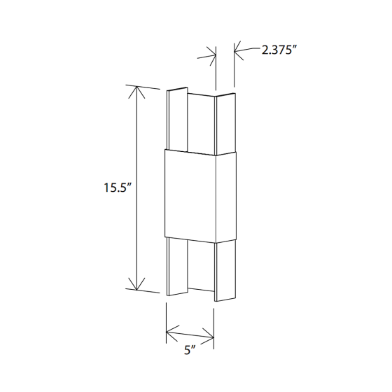 Cerno Ansa 03-137 LED Wall Sconce
