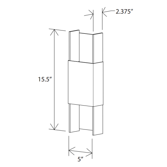 Cerno Ansa 03-137 LED Wall Sconce
