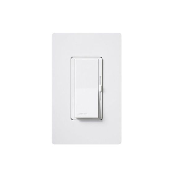 Lutron Diva DVTV-WH 0-10V Dimmer Switch Single-Pole 120V White (30mA Max)