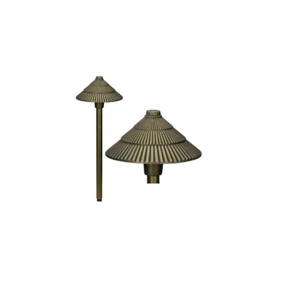Alcon 9084 Raiden Solid Brass Low Voltage LED Architectural Landscape Path Light Fixture