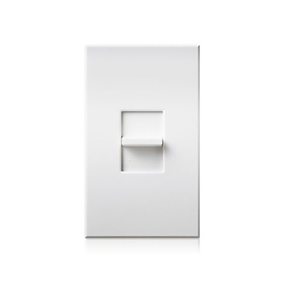 Alcon Lighting Manor 2101 Thin Profile 0-10V Slide-to-Off Dimmer Switch Single-Pole 120-277V (8A Max)