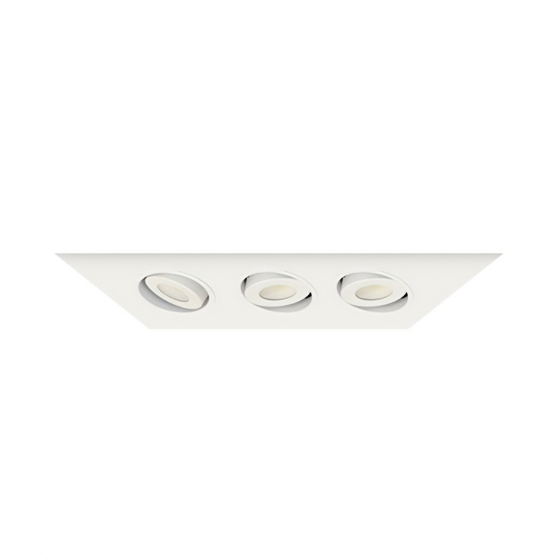 Alcon 14300-3 Oculare 3-Head Multiple Flanged Adjustable LED Recessed Light