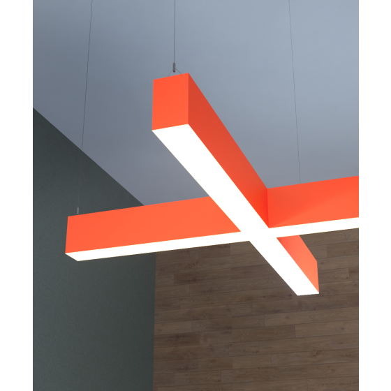 2.5-Inch RGBW Tunable White X-Shaped LED Pendant Light