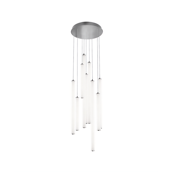 Alcon 12146-9R Architectural LED Tube Round Base Suspension Light Fixture