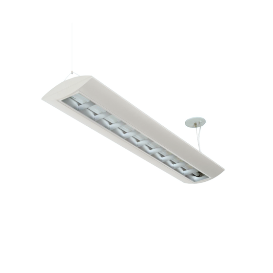 Alcon Reyon 10124-4 Low Profile 4 FT Fluorescent Commercial Pendant