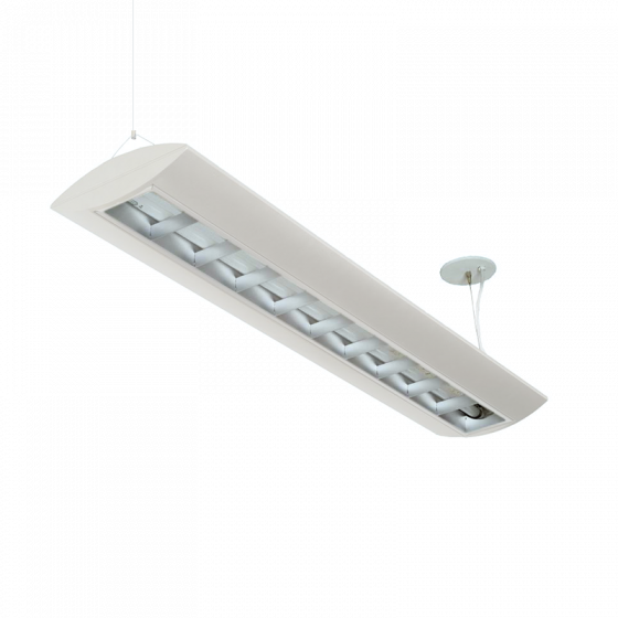 Alcon Reyon 10124-4 Low Profile 4 FT Fluorescent Commercial Pendant