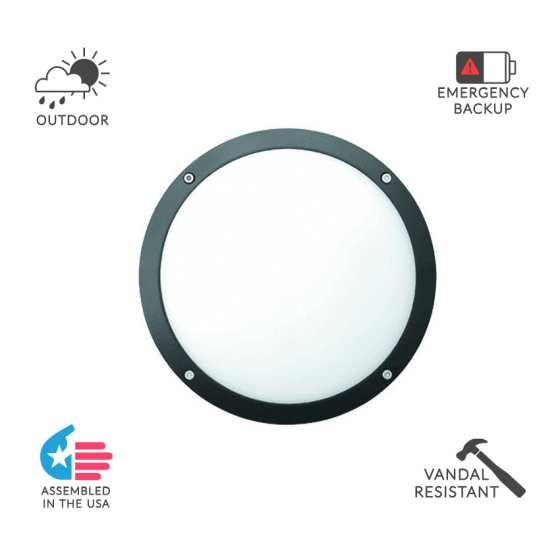 Alcon 11231-O 10-Inch Architectural LED Wallpack