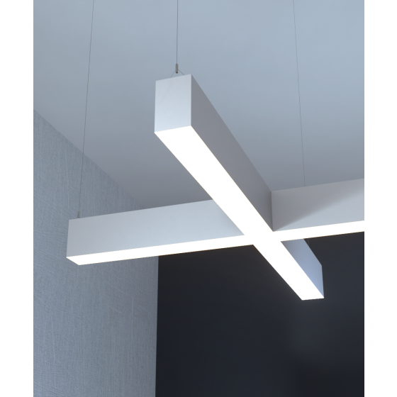 2.5-Inch RGBW Color Changing X-Shaped LED Pendant Light