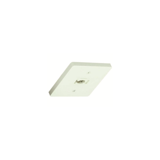 Alcon Lighting 13130 Square Monopoint Architectural LED Track Light Fixture - Single Circuit