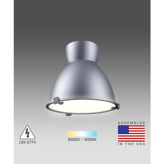 Industrial Round LED High Bay and Low Bay Pendant Light