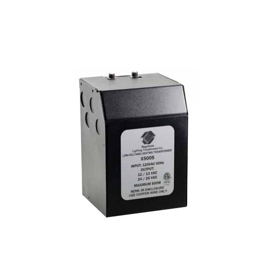 Magnitude 500 Watt 12/24Volt AC Indoor Transformer M500S