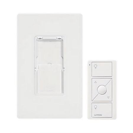 Lutron Caseta PJ2-WALL-WH-L01 Remote Control with Wall Mounting Kit