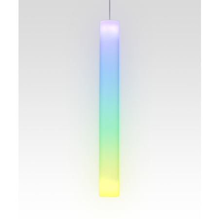 Alcon 12255 RGBW Color tunable pendant light shown in a white finish.