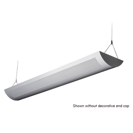 Alcon Lighting 12106-8 Ashton Architectural LED Perforated Linear Pendant Lighting Direct/Indirect Fixture - 8 Foot