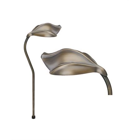Alcon 9075 Aspen Solid Brass Low Voltage LED Architectural Landscape Path Light Fixture