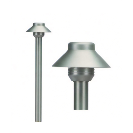 Alcon 9070 Bucket Solid Brass Low Voltage LED Architectural Landscape Path Light Fixture