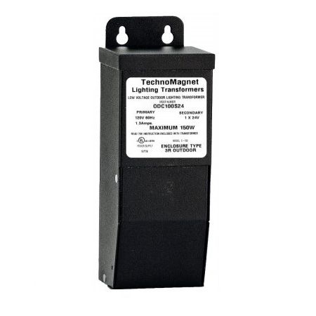 100W 24V DC Outdoor NEMA 3 Rated Dimmable LED DC Magnetic Transformer Driver