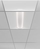 Perforated Metal Center-Basket Recessed LED Troffer Light