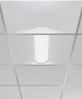 Perforated Metal Center-Basket Recessed LED Troffer Light