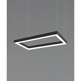 Long rectangle pendant light discount