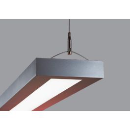 LiteControl Sector Indirect/Direct Suspended Linear Fluorescent Pendant ...