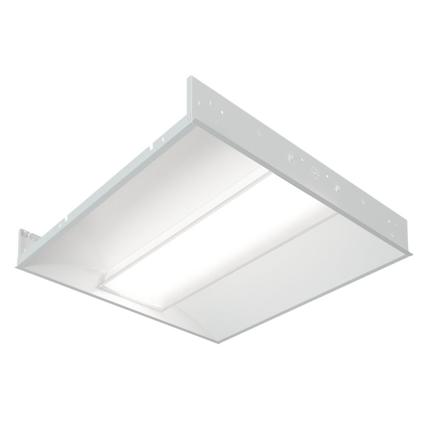 Corelite ZX Architectural LED Recessed Flat Lens Light Troffer