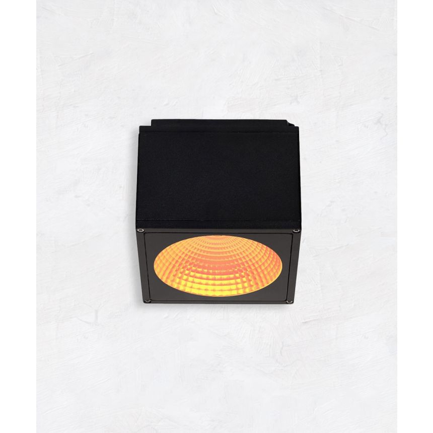 6-Inch Outdoor Turtle-Friendly LED Cube Ceiling Light