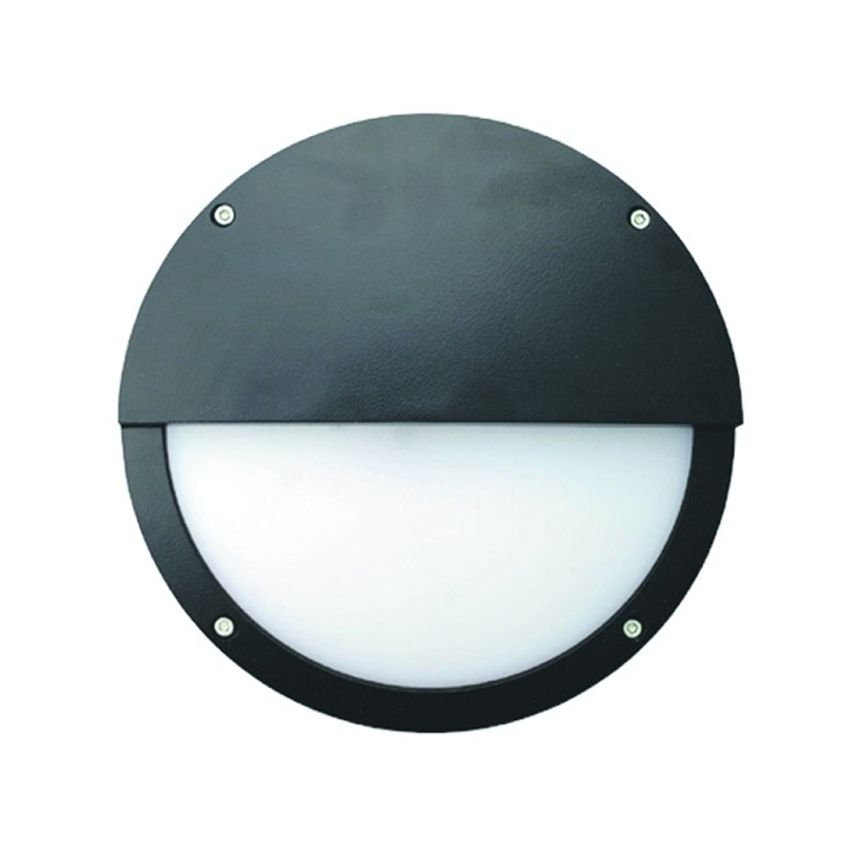 Alcon Lighting 11231-E Optic 10 Inch Round Eyelid Face Guard Architectural LED Wallpack Outdoor Vandal Proof Luminaire