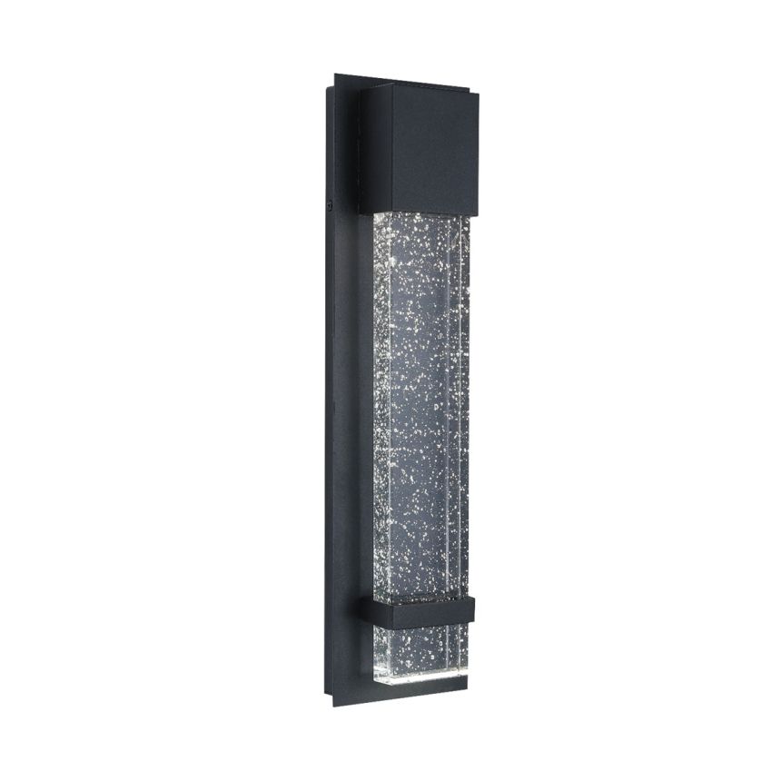 Alcon 11247 Architectural Outdoor LED Clear Seeded Lens Wall Sconce