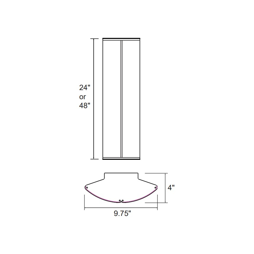 Alcon 11705 Interior LED Wall Sconce