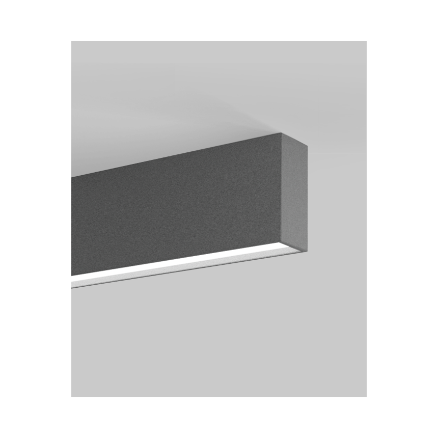 Alcon 12101-20-S-8 acoustic ceiling light shown with cobalt finish and regressed lens