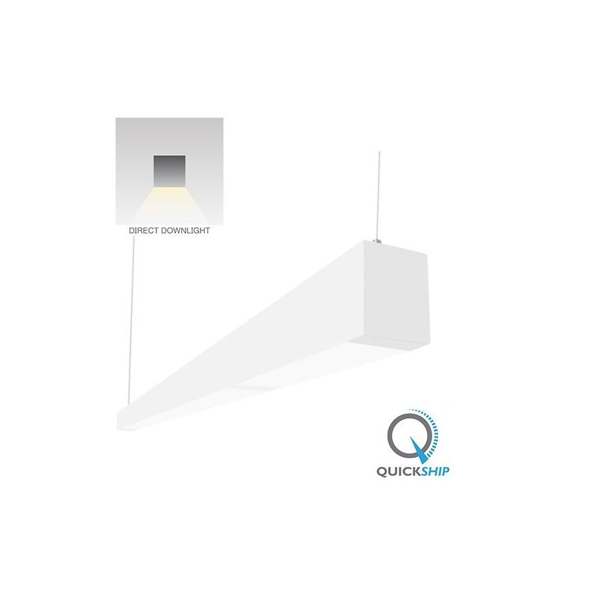 22145-8 linear suspension lighting with labels for direct downlight and quickship