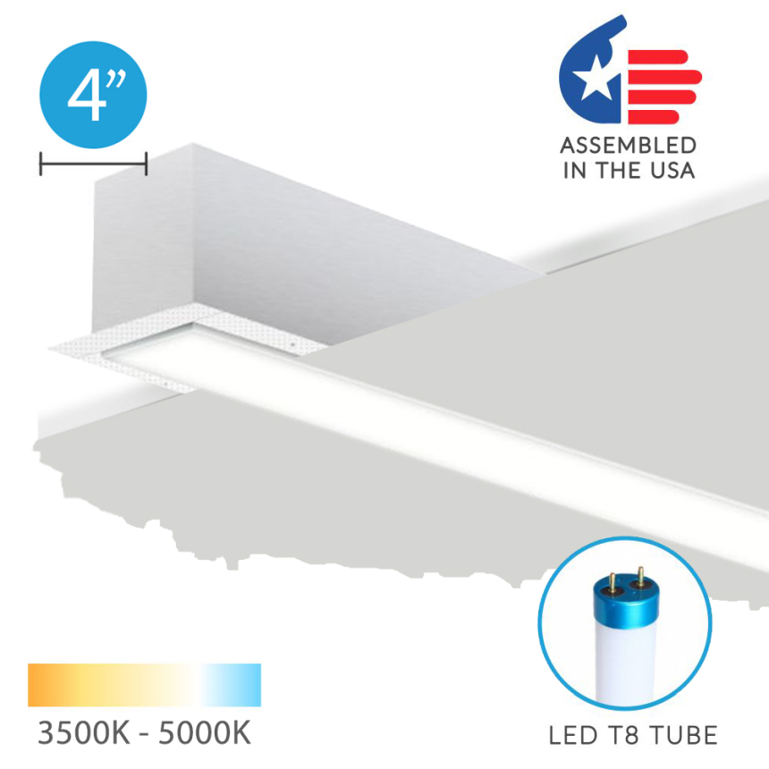 Alcon 12200-4-R RFT LED Linear Recessed Mount Light
