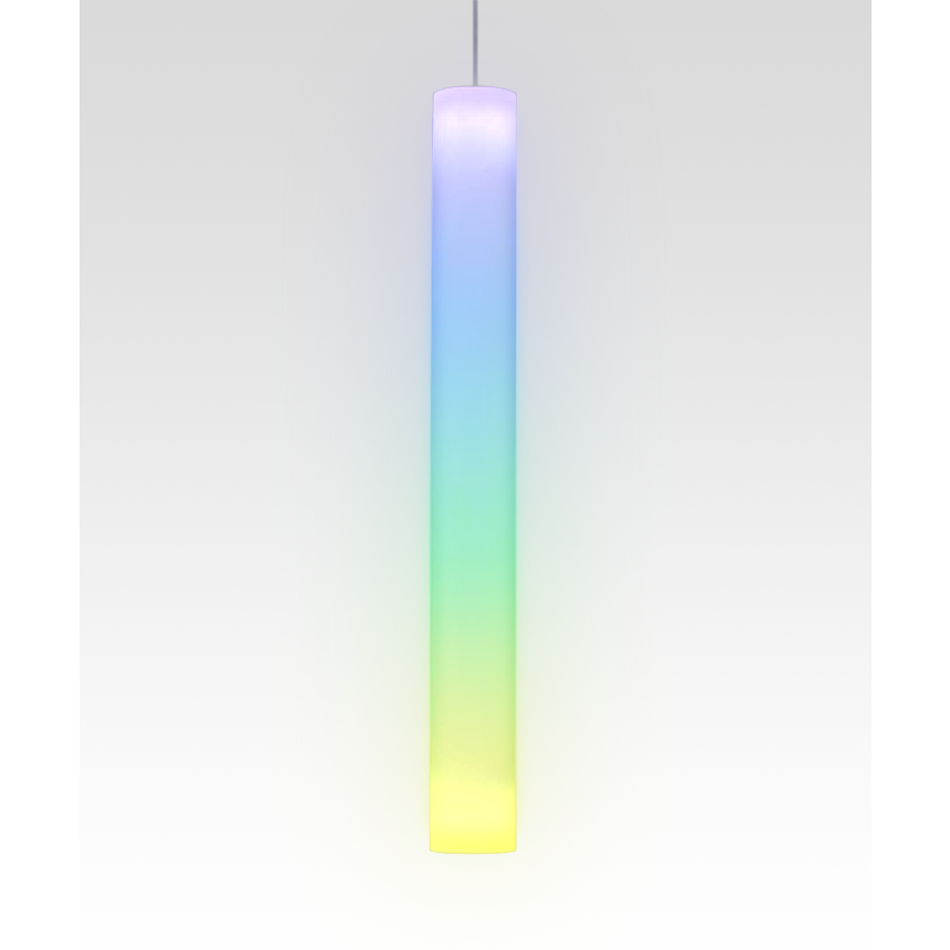 Alcon 12255 RGBW Color tunable pendant light shown in a white finish.
