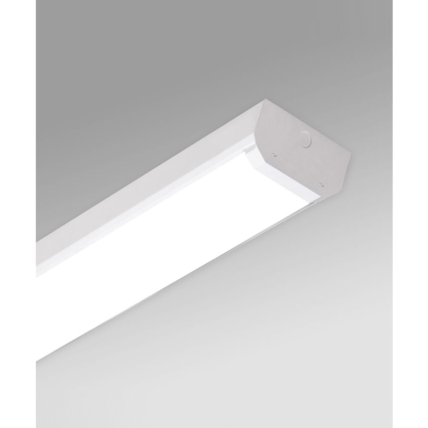 Antimicrobial Surface-Mounted Linear LED Ceiling Light